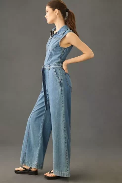 Frame Sleeveless Wide-Leg Jumpsuit -FRAME SHOP 4122941520073 093 b4