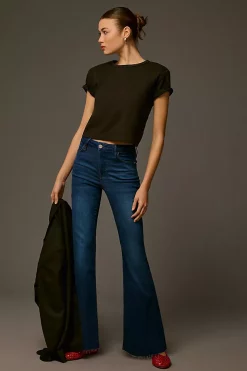 Frame Le High Easy High-Rise Flare Jeans