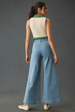 Frame Le Palazzo Belted High-Rise Wide-Leg Jeans -FRAME SHOP 4122941520076 093 b3