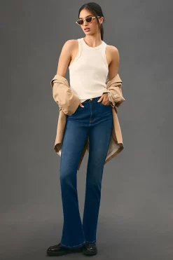 Frame Le Super High High-Rise Straight-Leg Jeans