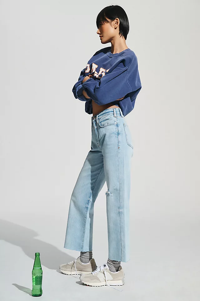 Frame Le Jane High-Rise Straight-Leg Crop Jeans 5 Frame Le Jane High-Rise Straight-Leg Crop Jeans - Image 3