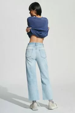 Frame Le Jane High-Rise Straight-Leg Crop Jeans 11 Frame Le Jane High-Rise Straight-Leg Crop Jeans -FRAME SHOP 4122941520120 092 b4