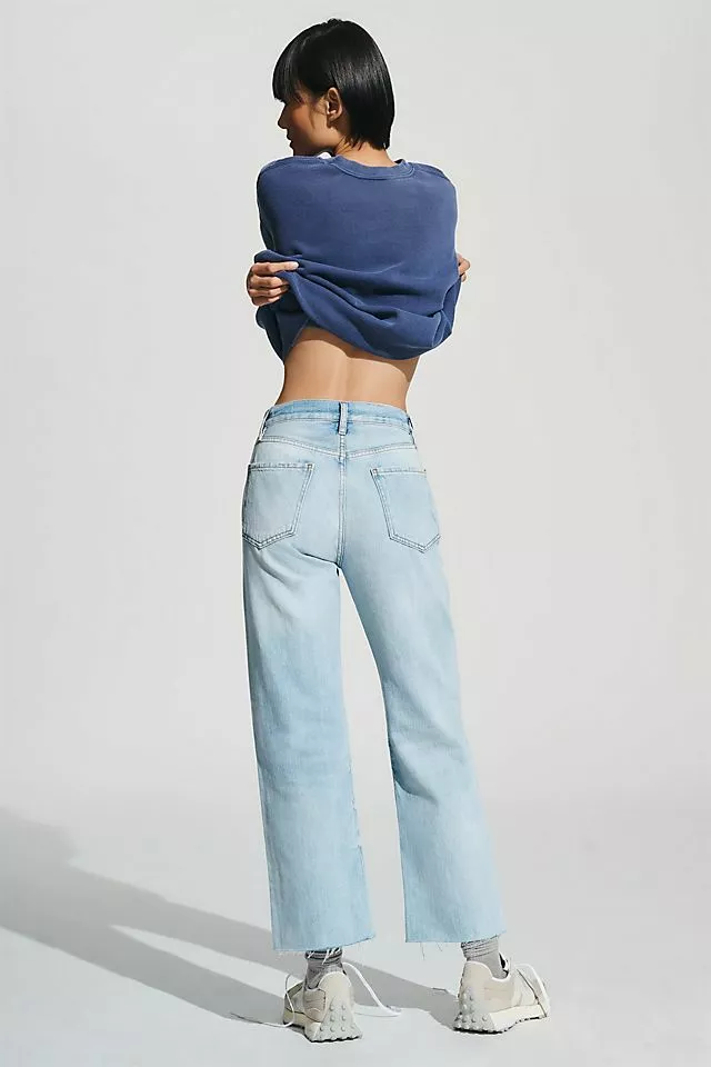 Frame Le Jane High-Rise Straight-Leg Crop Jeans 6 Frame Le Jane High-Rise Straight-Leg Crop Jeans - Image 4