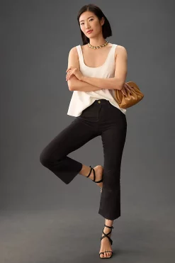 Frame Le Crop Flare High-Rise Jeans