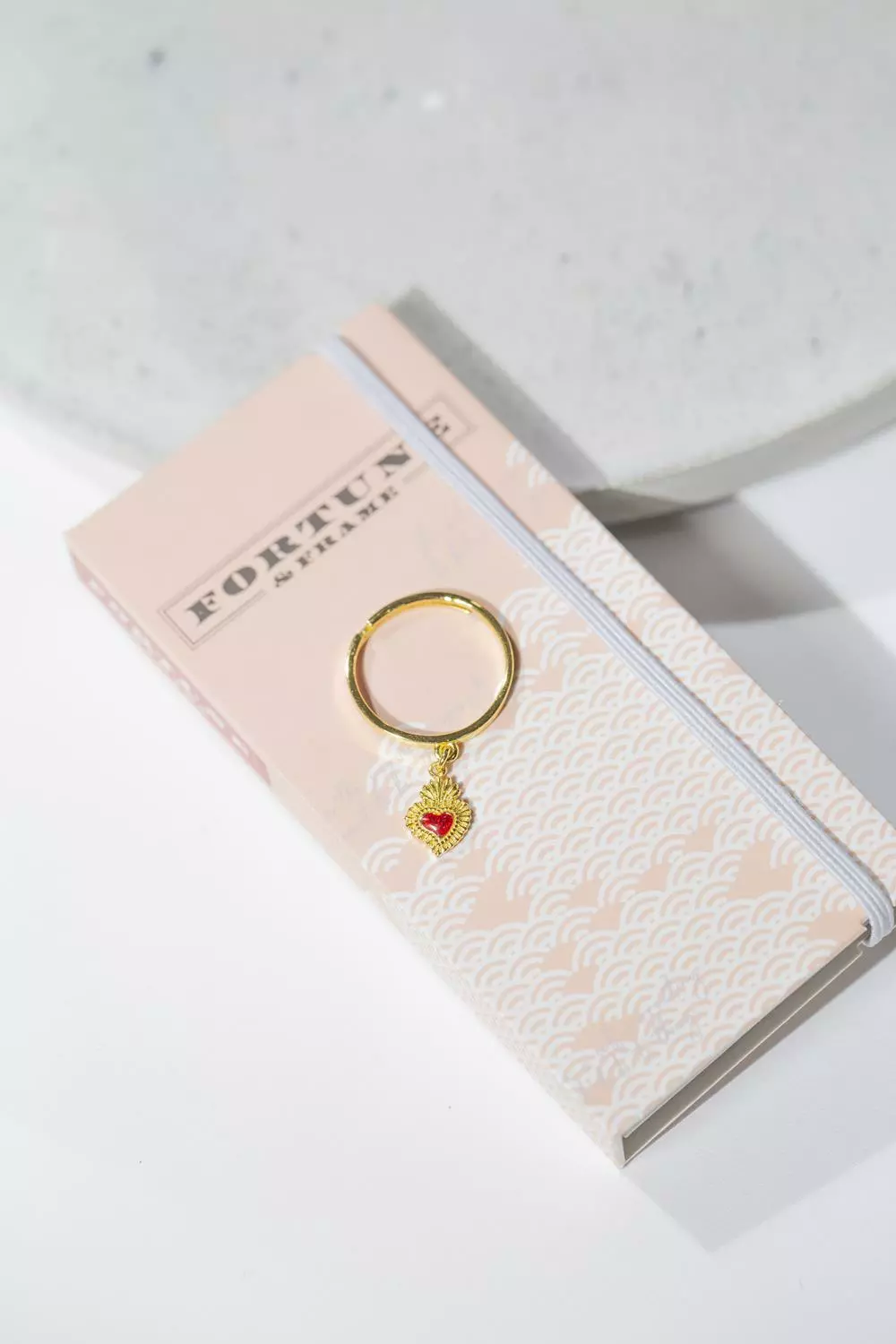 Fortune & Frame Sacred Heart Charm Ring 5 Fortune & Frame Sacred Heart Charm Ring - Image 3