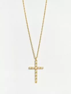 Fortune & Frame Cross Pendant Necklace -FRAME SHOP CN CRSS 2013482 7