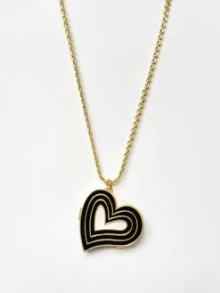 Fortune & Frame Deco Heart Locket Necklace -FRAME SHOP CN DHRT 2013482 17