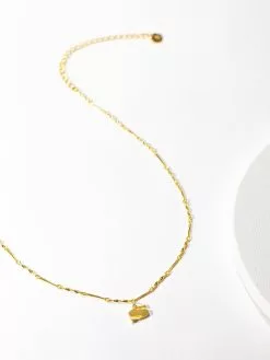 Fortune & Frame Letter Necklace