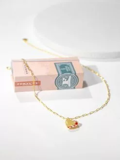 Fortune & Frame Jeweled Heart Locket Necklace -FRAME SHOP CN HRT LKT G 1761141 5