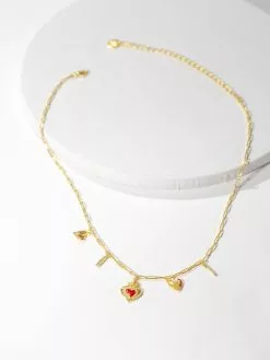 Fortune & Frame Heart Phases Necklace -FRAME SHOP CN HRTPHS G 1761141 4