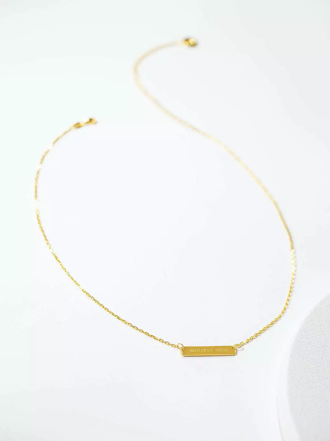 Fortune & Frame “Manifest Good” Engraved Necklace 6 Fortune & Frame “Manifest Good” Engraved Necklace - Image 4