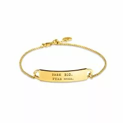 Fortune & Frame “Dare Big. Fear Small” Bracelet