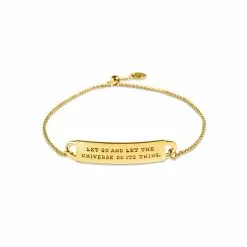 Fortune & Frame “Let Go And Let The Universe Do Its Thing”Bracelet