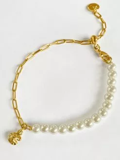 Fortune & Frame Fortune Cookie Pearl Bracelet -FRAME SHOP FC PB Gd 2013482 3