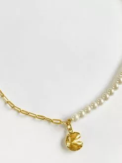 Fortune & Frame Fortune Cookie Pearl Necklace -FRAME SHOP FC PN Gd 2013482 3