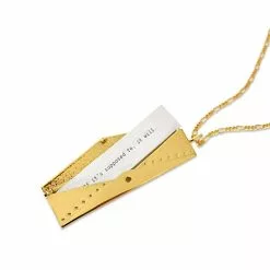 Fortune & Frame Envelope Fortune Locket Necklace -FRAME SHOP FL ENV G 1761141 3