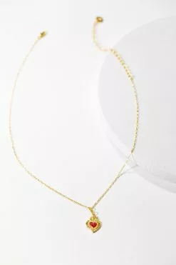 Fortune & Frame Sacred Heart Pendant Necklace