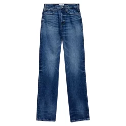 FRAME Le Jane Biodegradable Ultra HIgh-Rise Straight Jeans