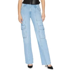 FRAME High-Rise Straight-LegUtility Jeans