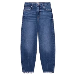 FRAME Ultra-High Rise Barrel Jeans